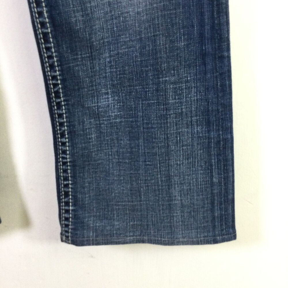 Rock Revival Womens Sasha Easy Bootcut Jeans Mid-Rise Stretch Denim Blue Size 32 - Picture 3 of 16
